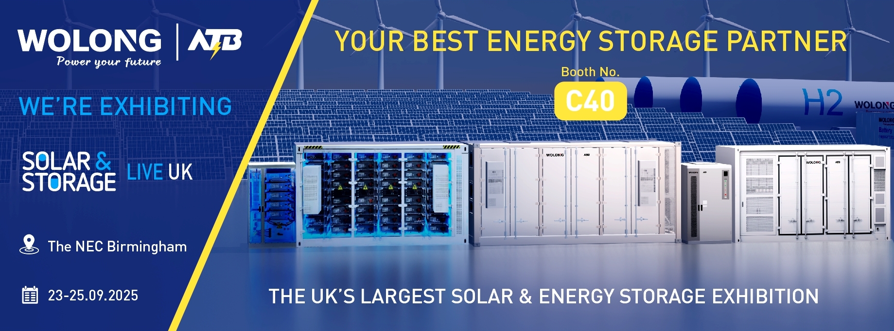Exhibition Forecast | WOLONG ESS invites you to write a new chapter of energy in the UK